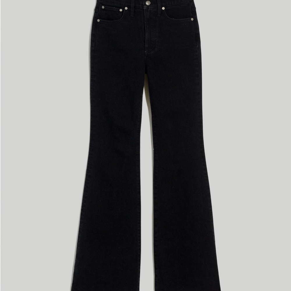 Madewell Black Flare Jeans